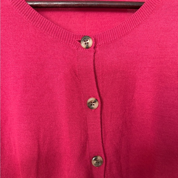 Halogen Fuchsia Button-Up Cardigan - Picture 5 of 6